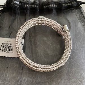 Express rhinestone bracelet